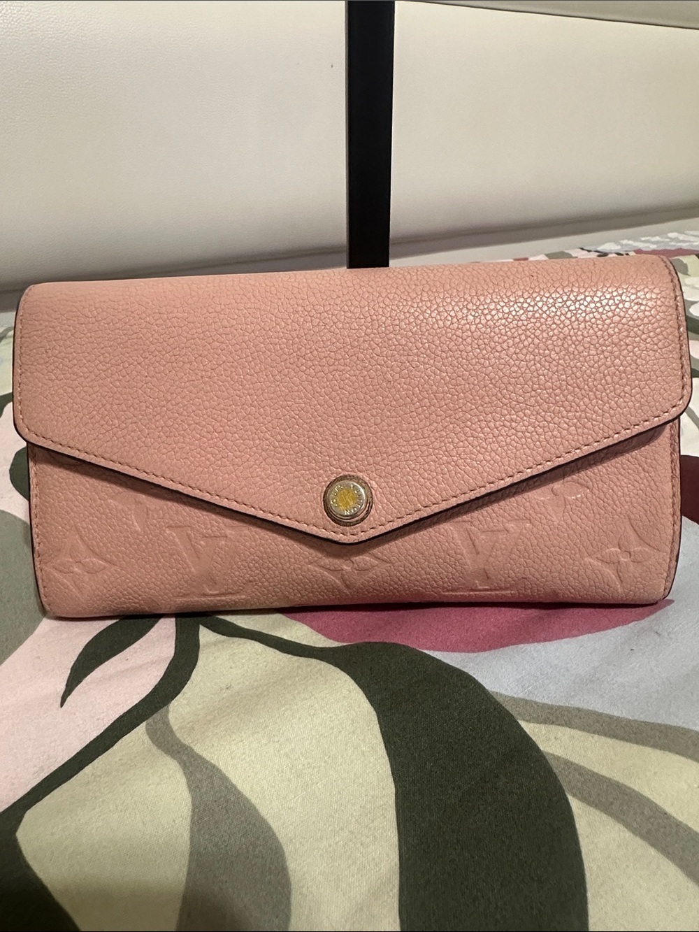 Louis Vuitton Empreinte Leather Blush Pink Monogram Wallet
